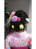 華やかアップスタイル