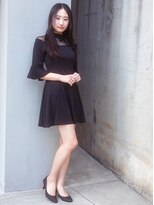 バルベストーキョーサウス(BARBES TOKYO SOUTH)&nbsp;20代・30代/大人可愛い/暗髪/ニュアンスカラー/ストレート