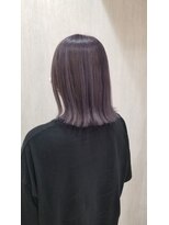 アルーシェ 心斎橋(Alushe)&nbsp;ケアブリーチ&パープルラベンダー【心斎橋　髪質改善　学割U24】