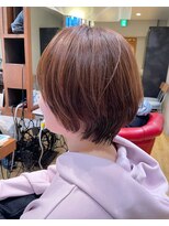 ヘアサロン アティリー(Hair Salon Attirer)&nbsp;西梅田/ボブ/グレーベージュ/白髪ぼかし【Attirer飯田裕之】