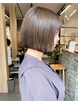 サンド 表参道(sand)&nbsp;ぱつっとボブ10代20代30代前下がり表参道