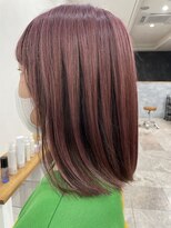 シダ(sida SAIIN)&nbsp;20代　お洒落な表面ブリーチダブルカラー