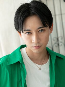 モッズヘアメン 札幌月寒店(mod's hair men) アッシュブラックでクールさ呼び込むマニッシュk札幌月寒