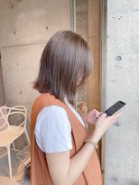 アイデンアンドティティ(IDEN AND TITY)&nbsp;オリーブベージュ×ぷつっとボブ