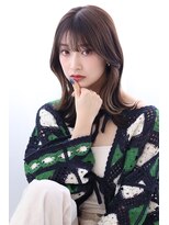 マルシェ(marche)&nbsp;20代30代40代 おくれ毛 くびれレイヤーイヤリングカラー