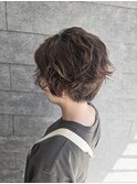 ゆるふわパーマ/ショートボブ/コールドパーマ/ゆる巻き