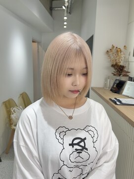 ペレ 渋谷(PELE) 前髪/アンブレラカラー/こなれミディ/イメチェン/ウェーブパーマ