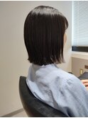 切りっぱなしボブ