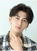 フェザーパーマ ニュアンスヘア 毛流れ センターパート