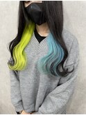 【インナーカラー♪♪】ツートン推しカラー♪♪