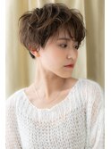 小顔補正カット立体感刈り上げマッシュショートY川口20代30代