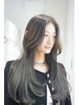 ムーン バイ ケンジ(moon by KENJE)&nbsp;【daichi】#韓国レイヤー#コテ巻き#顔周りカット