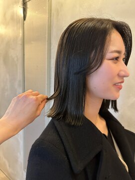 リリアーナ(LILIANA) 池袋 髪質改善 切りっぱなし 暗髪 ash gray♪