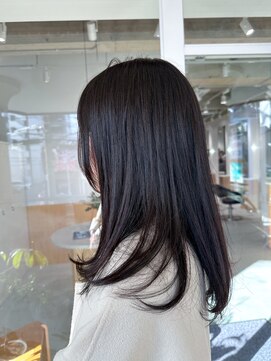 ワッカ(wacca) セミロング　髪質改善　ゆる巻き　顔周りレイヤー