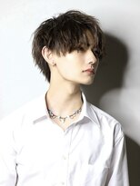 メンズカット リア(Men’s cut riah) ツイストスパイラルパーマツーブロック刈り上げメンズマッシュ