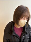 切りっぱなしボブ