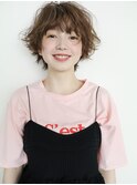 ふわふわスパイラルパーマショート