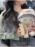 刀剣乱舞 鶴丸国永 シルバー グラデーション グレージュ