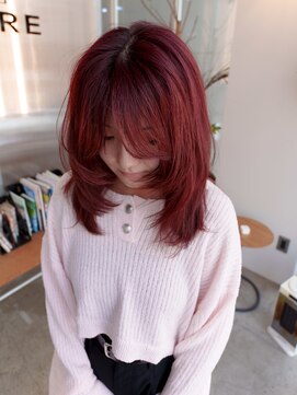 フィッツコア(FITS CORE) ピンクレッド