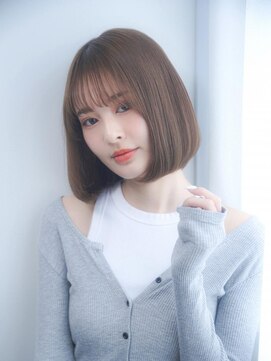 ニューヨークニューヨーク 阪急高槻店(NYNY) ｍ韓国風タッセルボブ大人上品シースルーバングアッシュおしゃれ