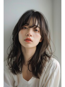 ラナ 新宿(lana) ミディアム/パーマ/シースルーバング/【lana hair新宿】