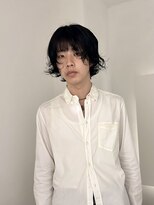 =メンズボブパーマ/メンズボブ/フェザーパーマ／MEN’S HAIR
