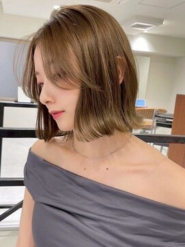 ネイロ バイ ジルブラン 葛西(NeiRo by JIL BLAN) ハイライト白髪ぼかしダブルカラーインナーカラーショートボブ