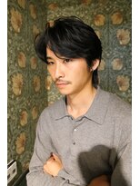 ダンボ(DUMBO)&nbsp;＜yosuke＞メンズマッシュ  毛流れパーマ　ニュアンスパーマ