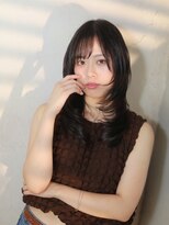 ベレッタ ネヤガワ(veretta. neyagawa)&nbsp;顔周りレイヤー/黒髪/大人女子/シースルーバング/20代30代40代