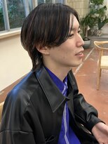 パークレーン アイス イヴェン(park lane ICI yeven)&nbsp;秋の大人メンズ◎ブルーブラック韓国マッシュパーマYUKI