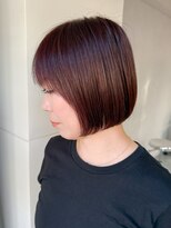 エンクス 天王町店(enx)&nbsp;ミディアムヘア/暗めカラー/グランマッシュ/天王町 NH92