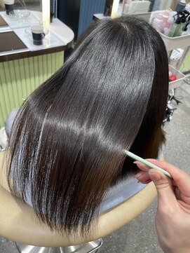 ロンド メリー 大宮(Lond merry) 暗めカラー/ボブ/顔周り/前髪/レイヤー/髪質改善/縮毛矯正/大宮