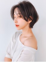 ラベストクズハ(LOVEST KUZUHA)&nbsp;ショートボブ/韓国風ヘア/前下がりショート/フェイスレイヤー