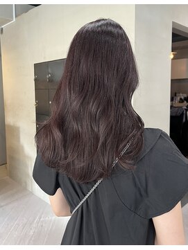 ヘアー アイス ルーチェ(HAIR ICI LUCE) ブリーチなし透明感大人可愛いグレージュココアブラウン/今枝