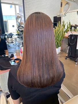 【DIFINO 青山】ストレート/髪質改善/ブラウン
