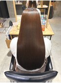 朝楽縮毛矯正「髪質改善」スーパーロングツヤ髪下赤塚
