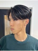四日市メンズカットメンズパーマニュアンスパーマセンターパート