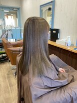 ヘアメイクアクト 都賀店 艶髪アッシュヘア