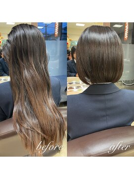 美容室ステラ 東大宮店 スタイリッシュミニボブ