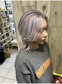 lavender white wolf