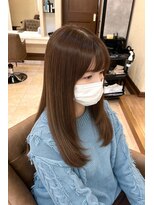 メルク(merc)&nbsp;ロング/レイヤー/ミルクティーベージュ/オリーブベージュ/宇都宮