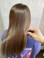 ロックス ヘアー ギャラリー(Rocks hair gallery)&nbsp;シルクの指通り＊髪質改善カラー＆極上トリートメント