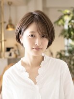 ロビー 表参道(ROBBY)&nbsp;丸みショートボブ/ショートヘア/30代/40代/50代/表参道