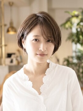ロビー 表参道(ROBBY) 丸みショートボブ/ショートヘア/30代/40代/50代/表参道