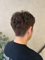 ヴィサージュメゾン(VISAGE maison)&nbsp;大人刈り上げショート×ニュアンスパーマxアッシュカラー