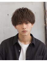 MEN's Baguz MEN'Sカット/ MEN'Sパーマ/ MEN'Sカラー 韓国風マッシュニュアンスパーマ束感毛流れメンズヘア