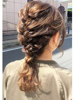 デコヘアー キートス(DECO HAIR kiitos)&nbsp;編み込みアレンジ