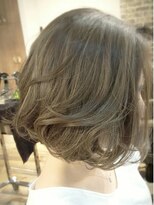 ヘアサロンエムフィス 池袋東口(HAIR SALON M Fe's)&nbsp;デザインカラー/厚めバング/ローライト/スリークボブ