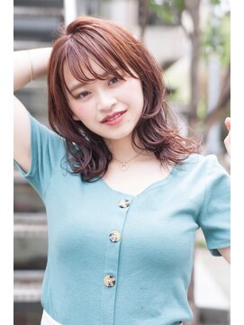 ケイト(kate) 【kate】大宮　ラベンダーベージュ×ミディアムレイヤー