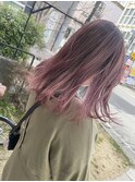 【REJOICE hair EN】キャンディピンクグラデーション 担当AKIRA